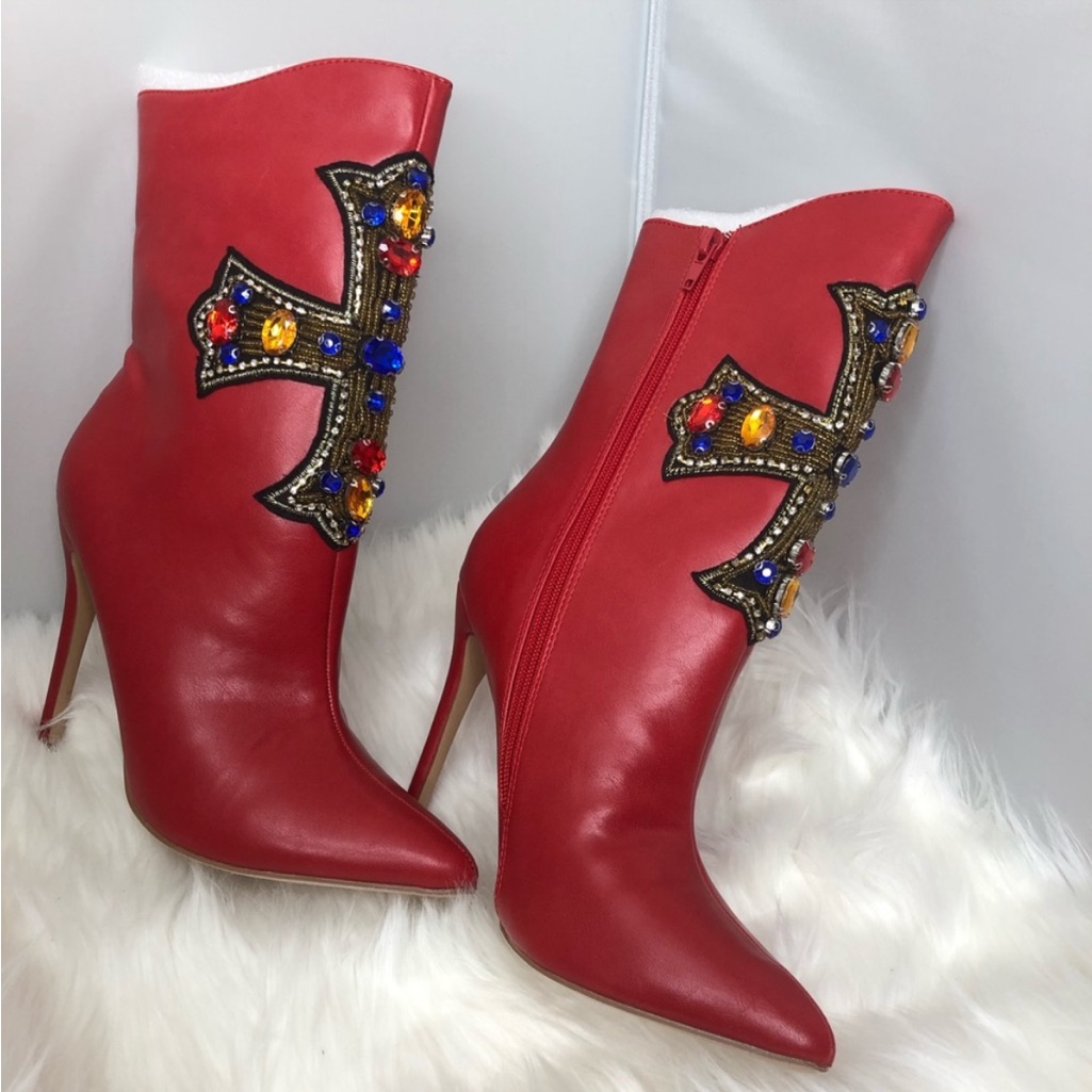 New Red Booties